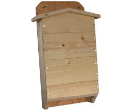 locally contructed bat house
